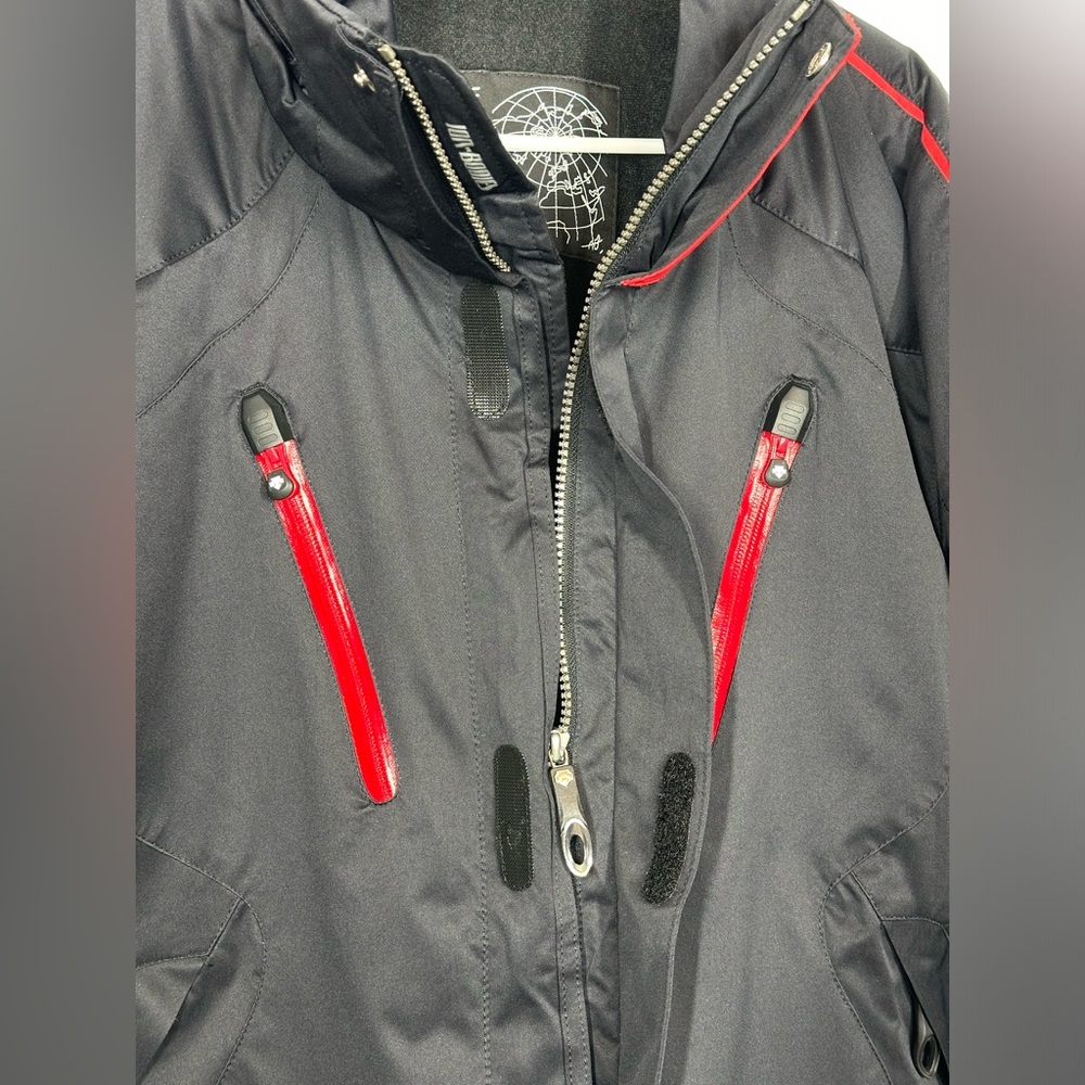 #2640 DESCENTE ION BODIES Hooded Insulated Ski Jacket Men Size EU 52 / US L - Picture 6 of 16